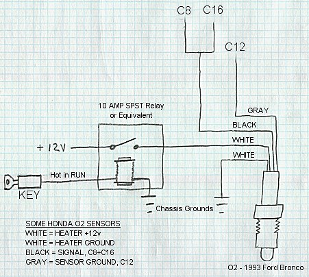 Honda b16 o2 sensor wiring #1